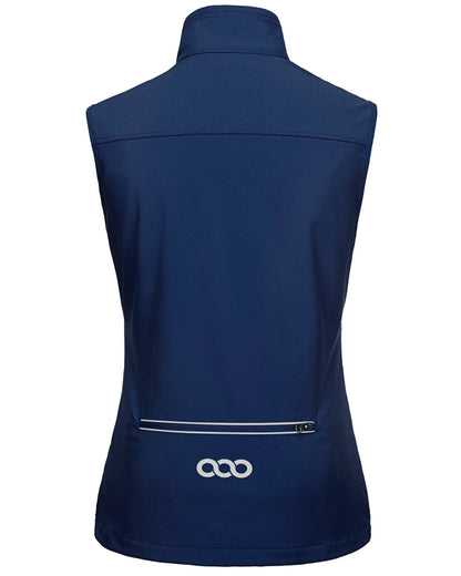 Women's Windproof Vest Outerwear with 6 Pockets and Reoflective Design: 0.77lbs 10000mm W/P index 10000 Level Breathable