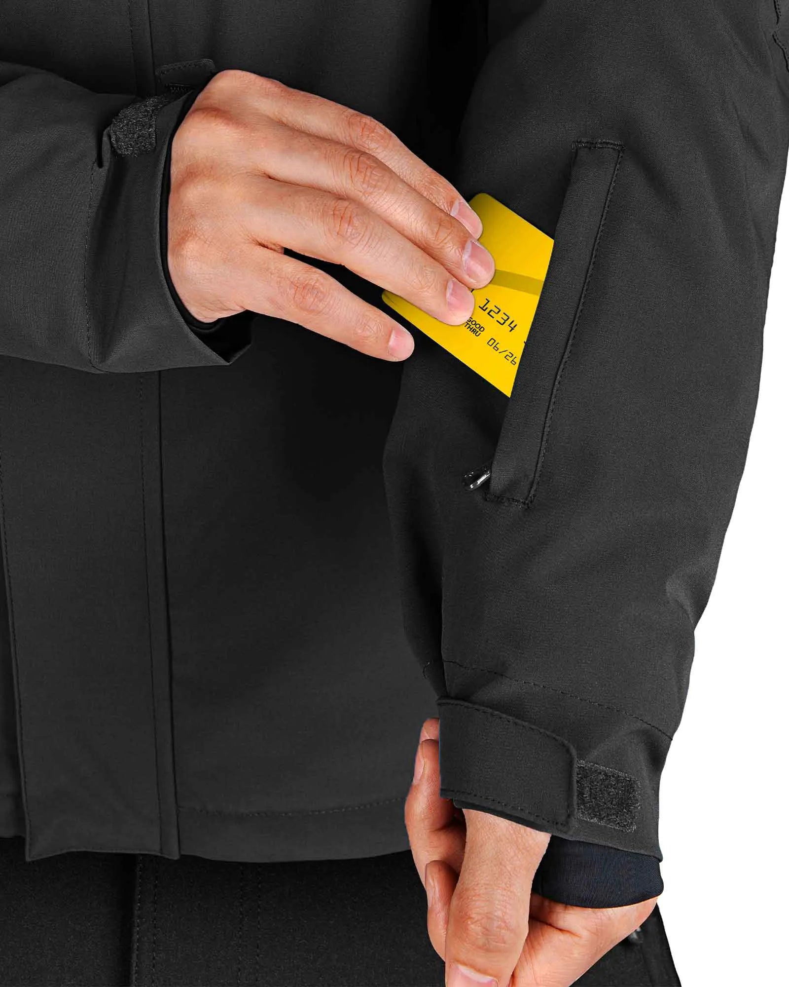 Black - With Arm Pocket