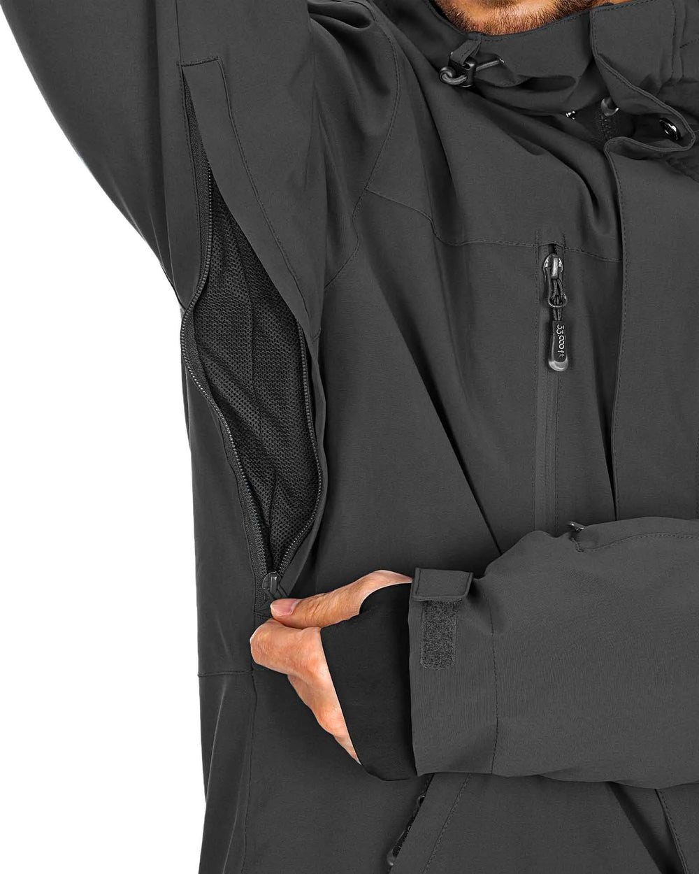Black - With Arm Pocket