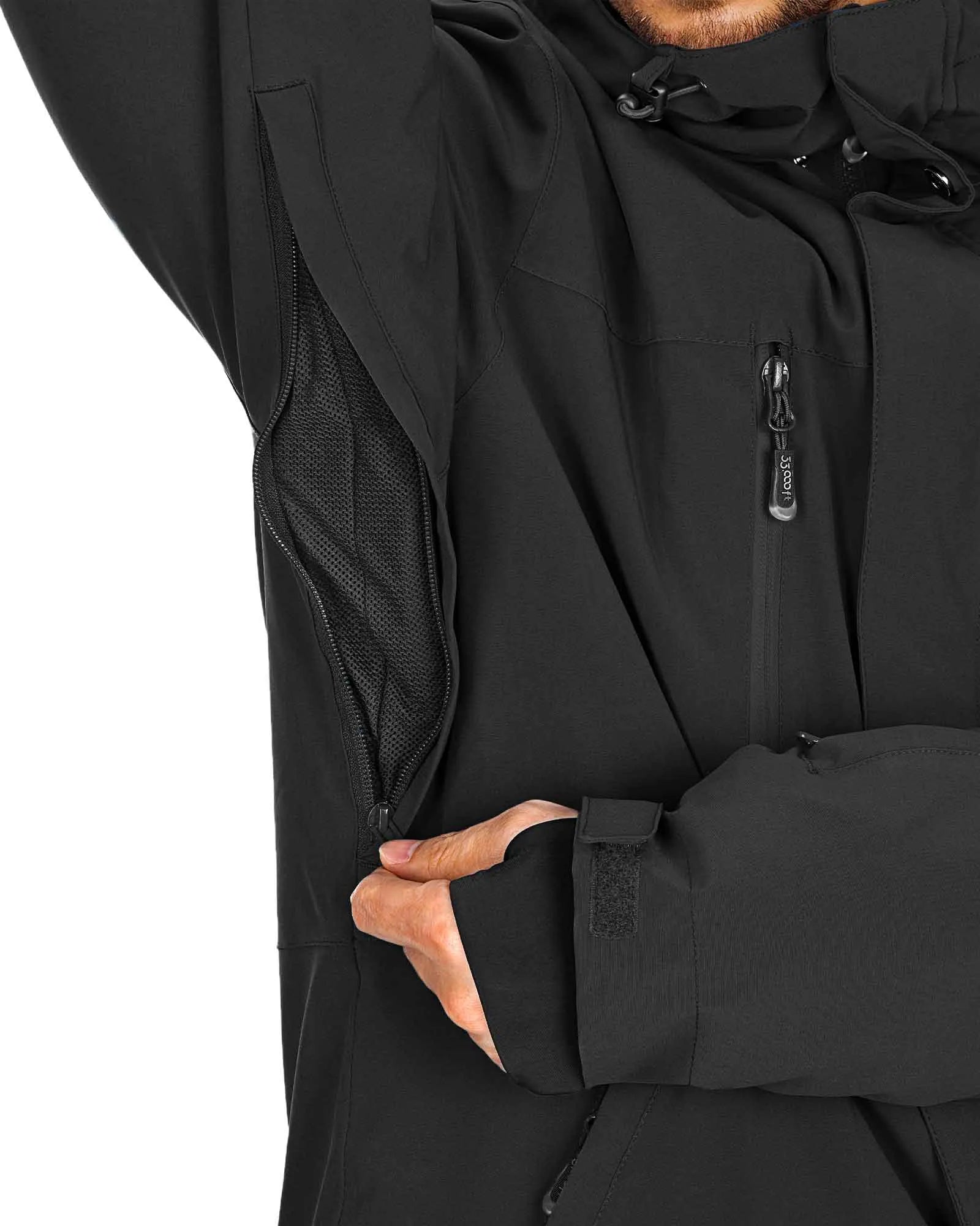 Black - With Arm Pocket