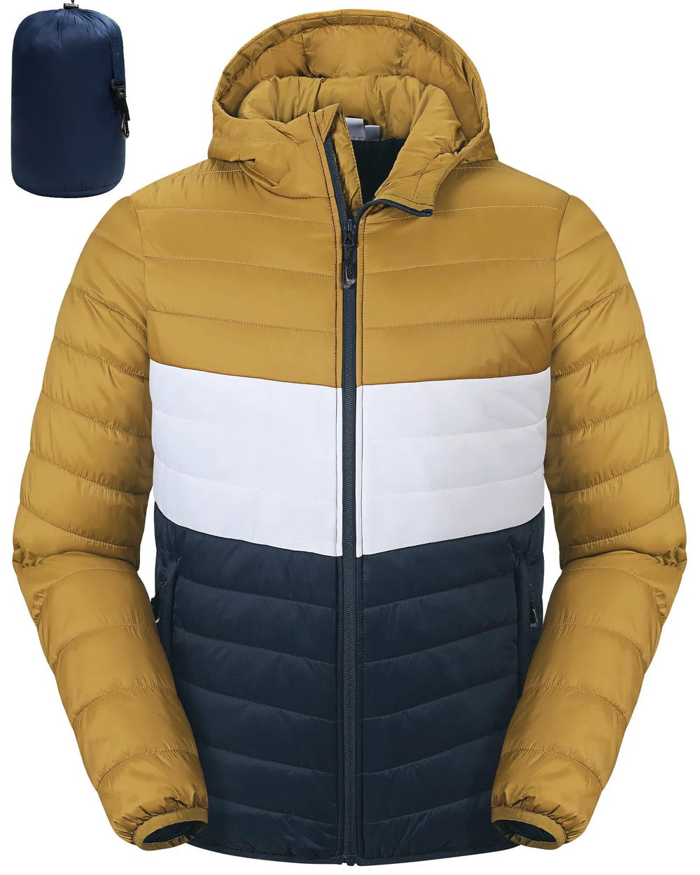 Palm yellow/White/Deep Blue
