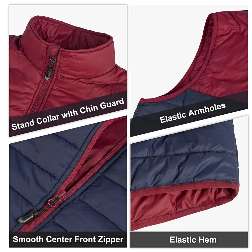 Dark Red/Blue