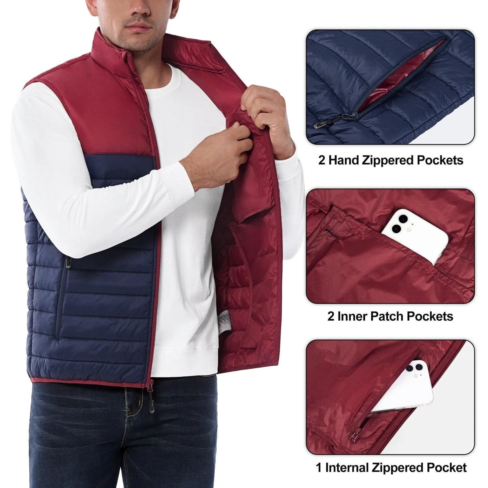 Dark Red/Blue