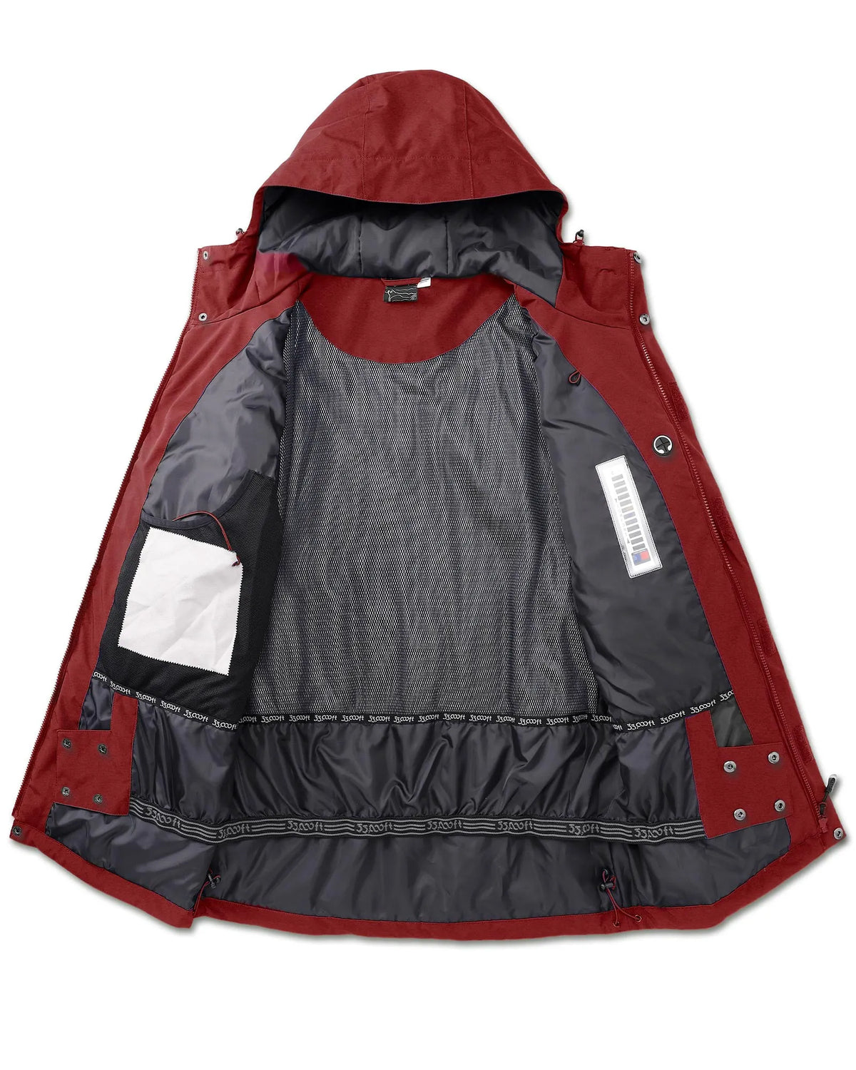 Dark Red - With Arm Pocket