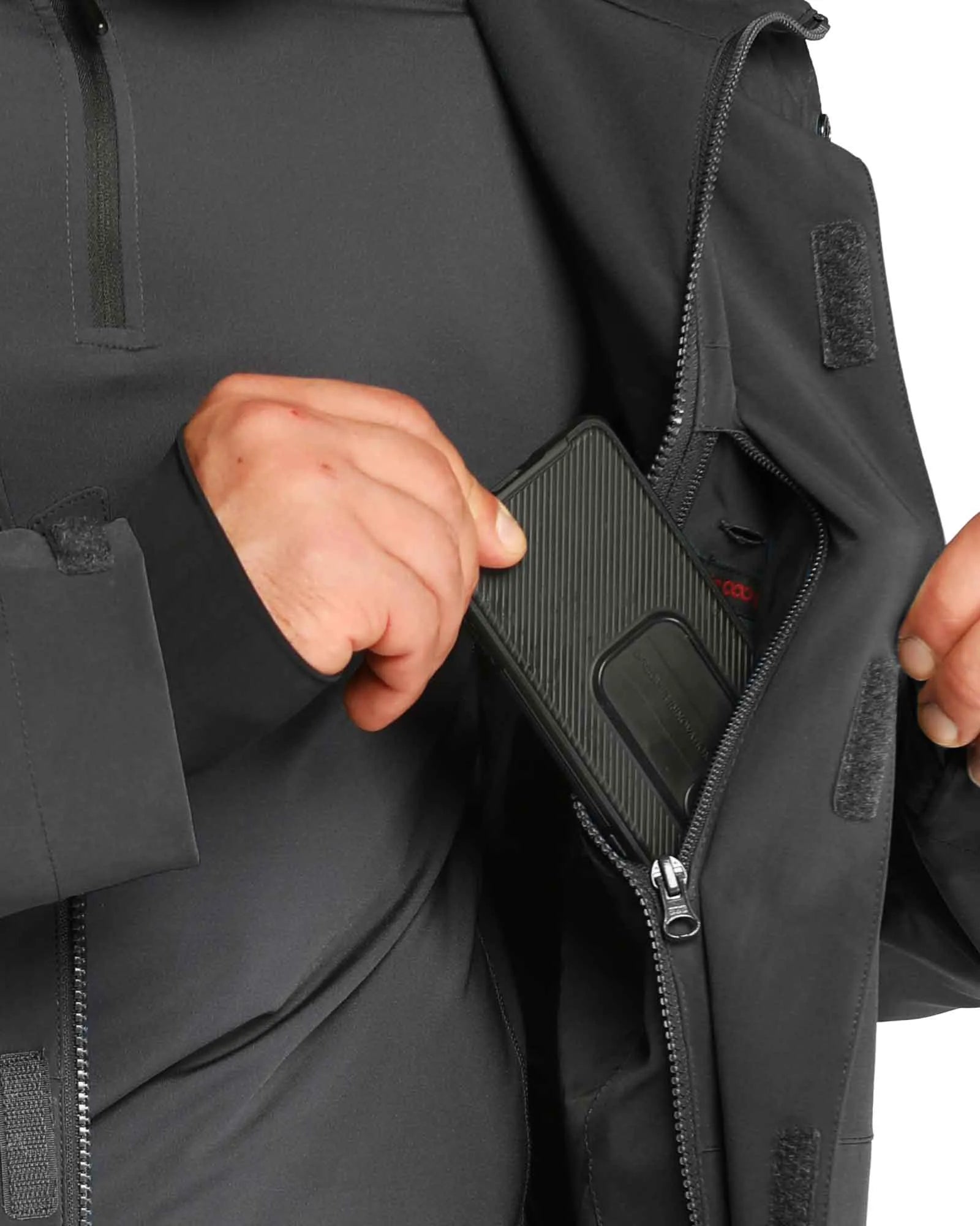 Black - With Arm Pocket