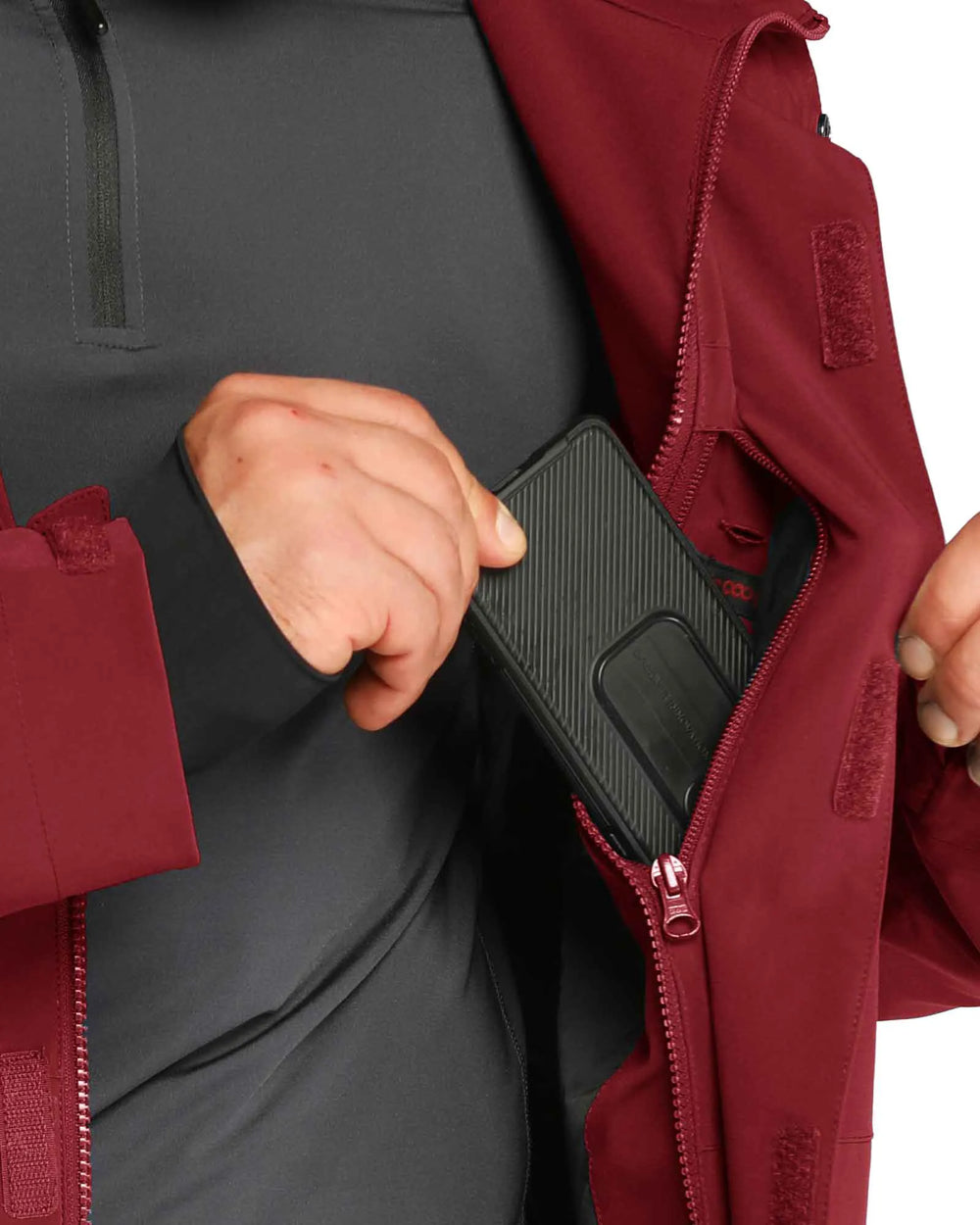 Black - With Arm Pocket